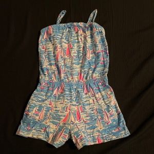 Lilly Pulitzer girls romper size M 6-7